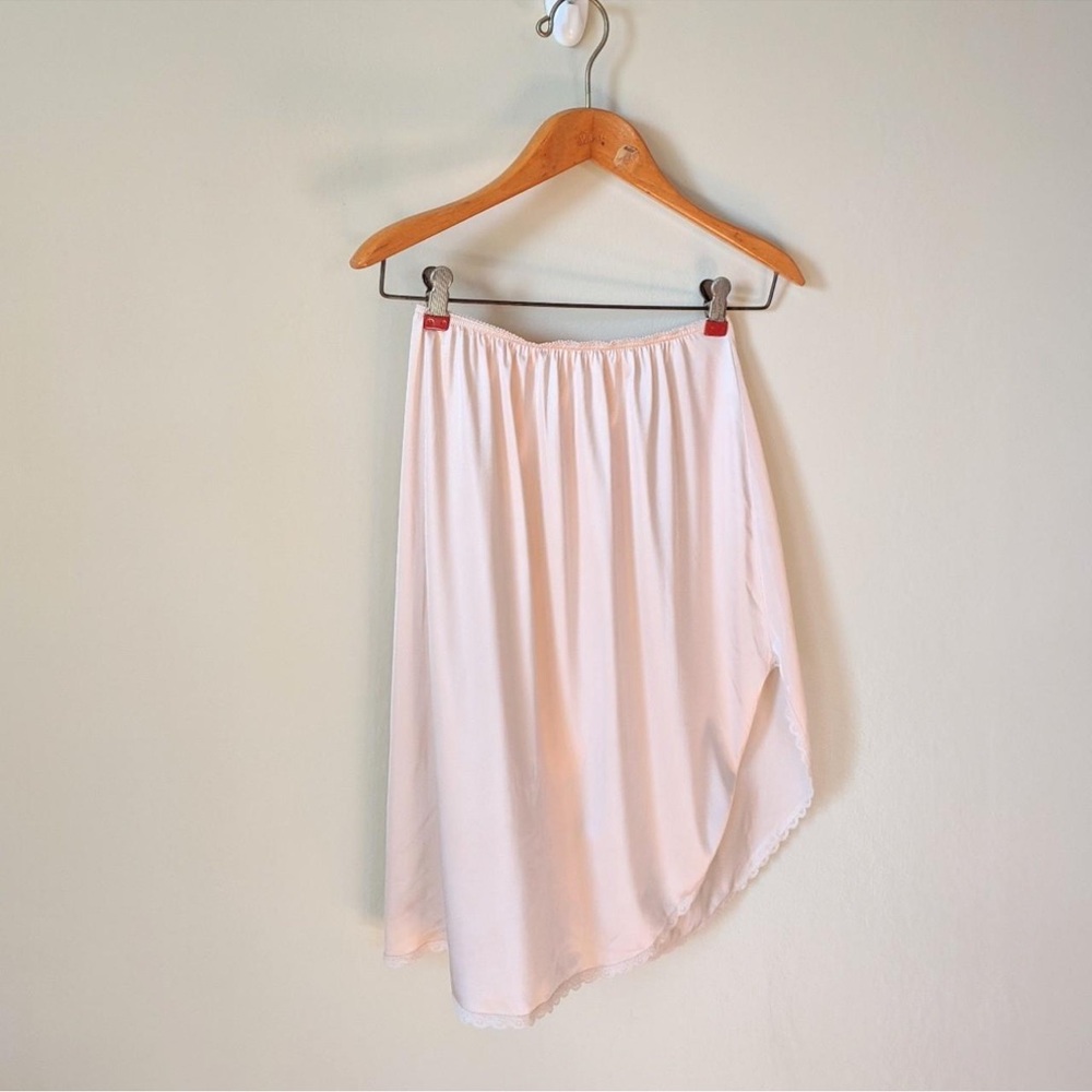 American Vintage Pink Asymmetrical Slip Skirt